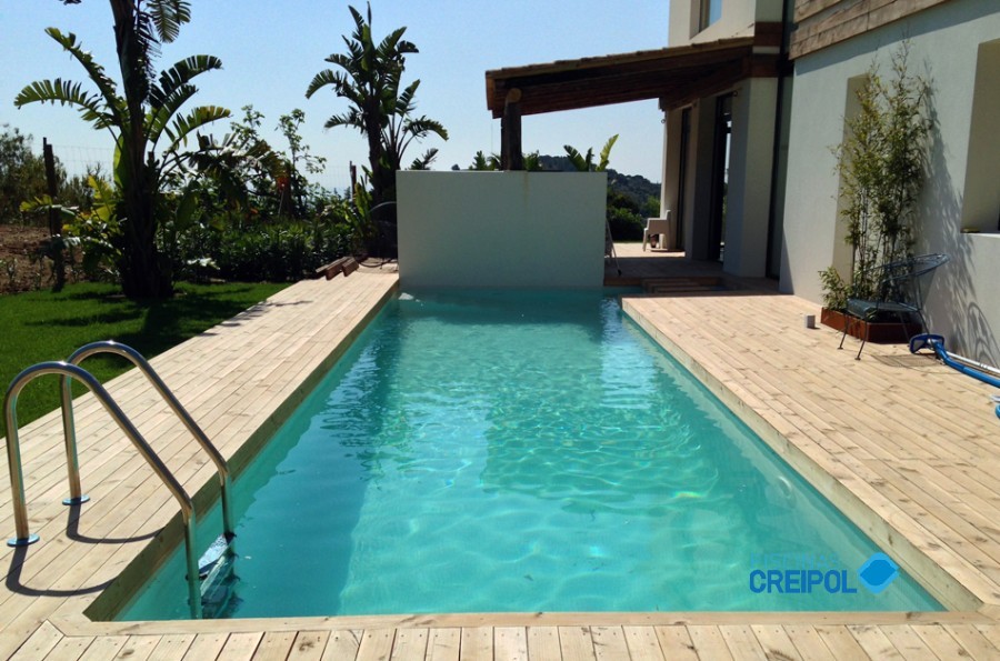 PIscina d'obra a Badalona